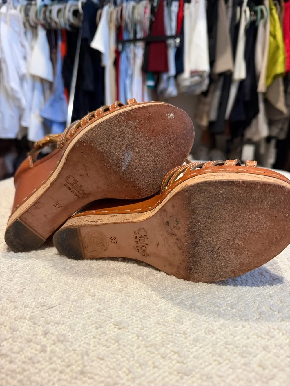 Chloé Tucson Wedge Sandals